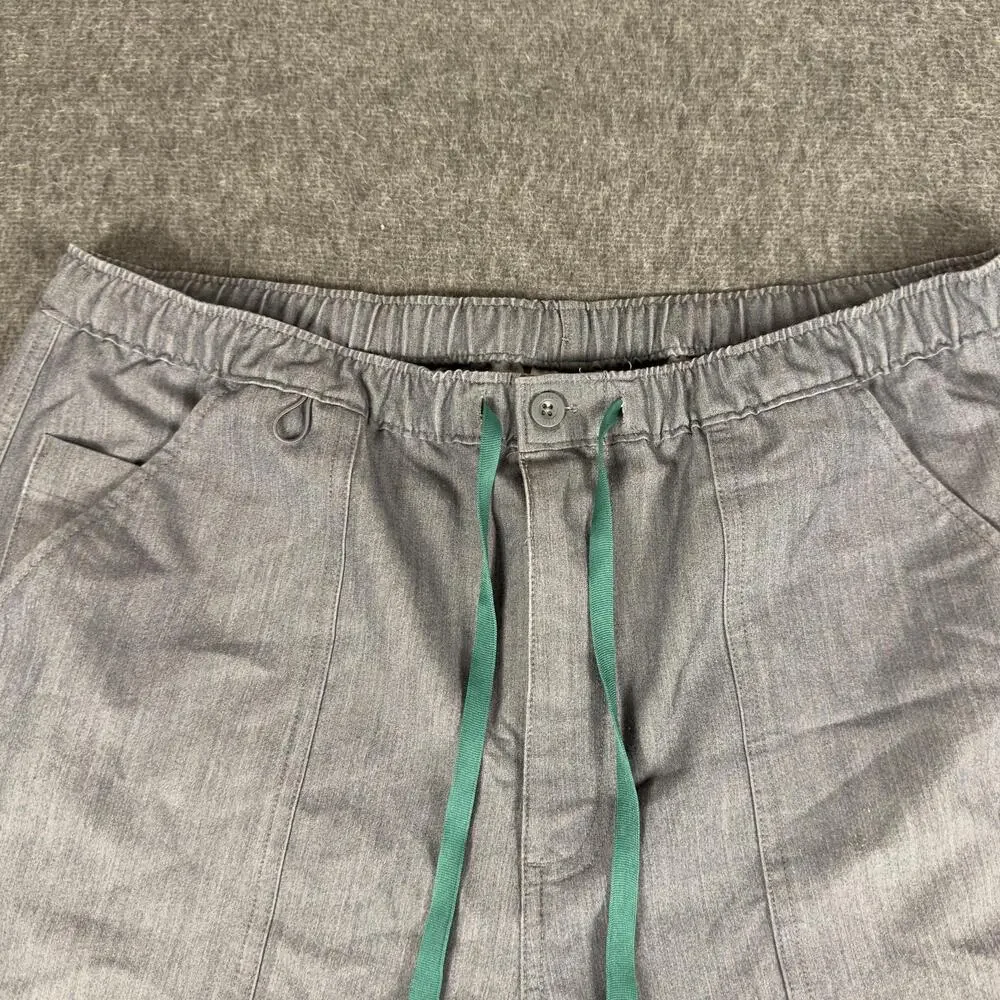 FIGS Cargo Pants Mens 37x29 Gray Technical Collection Scrub Workwear Stretch